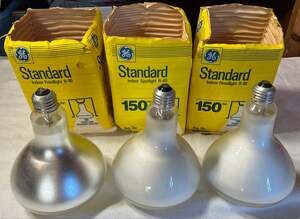 GE Standard R-40 Indoor Floodlights 150w (Pack of 3)